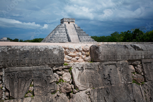 Photo: Maya Pyramid, Chichen Itza, Mexico Maya Pyramid, Chichen Itza, Mexico