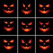 Jack O'Lantern Scary Faces