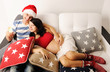 Pregnant Couple at Christmas