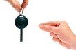 Photo: hand with car key hand with car key