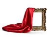 Photo: wooden frame and silk cover wooden frame and silk cover