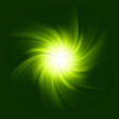 Green Twirl Background. EPS 8