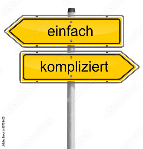 Einfach Kompliziert Einfach Kompliziert