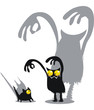 Monster and cat