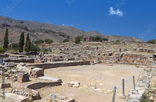 Photo: Ancient palace of Zakros at Crete island in Greece Ancient palace of Zakros at Crete island in Greece