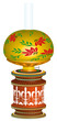 Table lamp stylized as antique kerosene lamp 3D