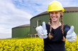 Photo: Biogas - alles Ok ! Biogas - alles Ok !