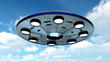 UFO in the sky