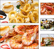 Collage - Fish and seafood