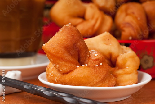 Photo: Chinese Crullers quaintly named Boy-Meets-Girl in Cantonese Chinese Crullers quaintly named Boy-Meets-Girl in Cantonese