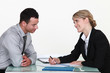 Recruiter and applicant