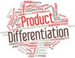 Word cloud for Product Differentiation