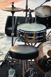 playing drums