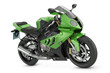 Green Sport Motorcycle
