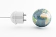 power plug and planet earth