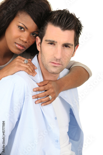 Photo: Young couple hugging Young couple hugging