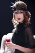 Photo: Redhead girl in 20-s style. Redhead girl in 20-s style.