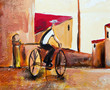 I love to ride my bicycle
