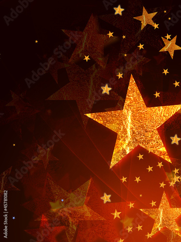 Photo: shining golden stars shining golden stars