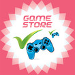 PC and Video Children Arcade Games Accept Icons, Logo