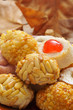panellets, typical pastries of Catalonia, Spain, eaten in All Sa