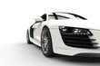 White Supercar Headlights