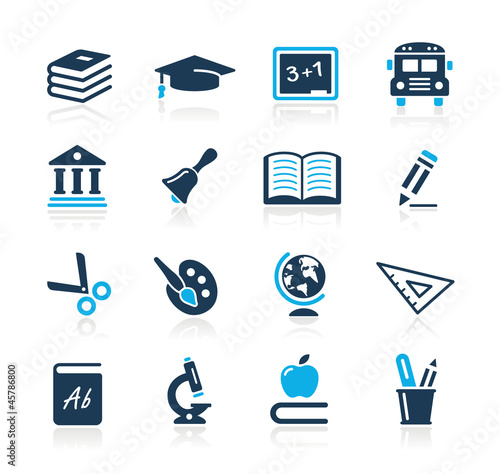 Vector: Education Icons // Azure Series Education Icons // Azure Series