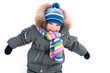 little boy in winter
