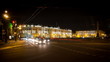 Traffic near The Hermitage at night