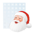 Vektor: Weihnachtsmann mit Hintergrund Weihnachtsmann mit Hintergrund