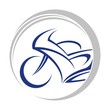 motorbike circle logo
