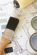 Decorating Components Arranged On House Plans