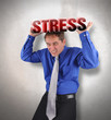 Photo: Stress Man Under Pressure Stress Man Under Pressure