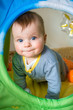 Portrait of a cute baby boy