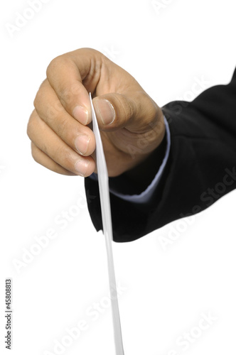 Photo: Hand Putting Voting Ballot Hand Putting Voting Ballot