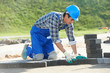 sidewalk pavement construction works