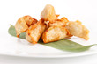 Plate of potstickers