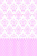 Vector pink and white wallpaper