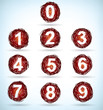 Doodled numbers