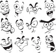 facial expression comic cartoon style