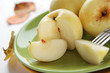 Photo: Plate with pickled apples Plate with pickled apples