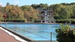 Freibad mit Sprungturm