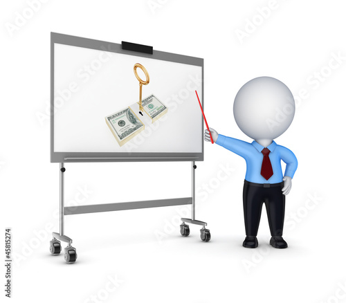 Illustration: Business training concept. Business training concept.