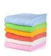 Colored towels