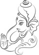 Ganesh Calligraphic Diwali Art