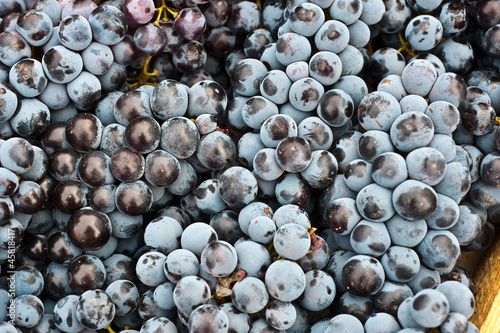 Photo: Grapes At A Street Market Grapes At A Street Market