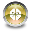 Yellow Glossy Pictogram "Present / Gift"