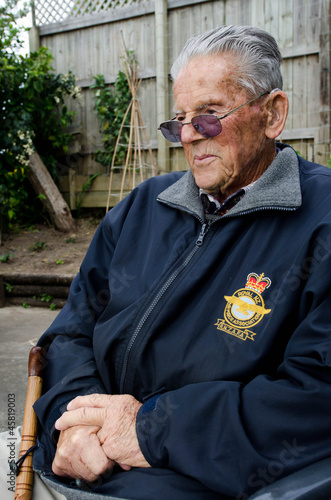 Photo: Portrait of sad old man Portrait of sad old man