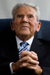 Portrait of happy old man