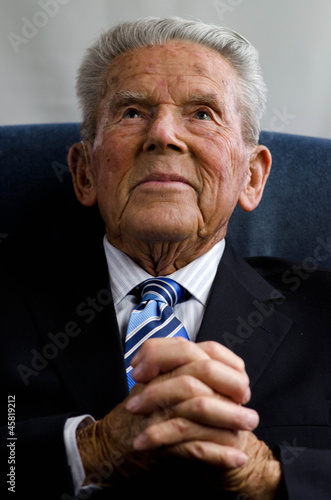 Photo: Portrait of happy old man Portrait of happy old man